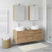 Set de mobilier pentru baie 5 buc. Stejar Artizanal - WALTI WALTI