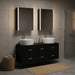 Set de mobilier pentru baie 5 buc. Stejar Negru - WALTI WALTI