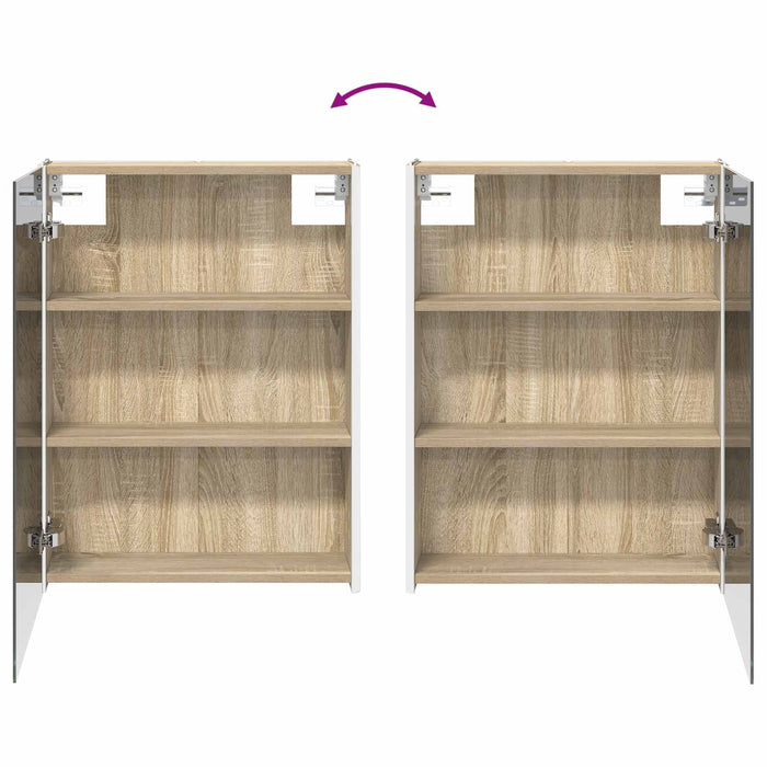Set de mobilier pentru baie 5 pcs Stejar Sonoma WALTI