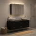 Set de mobilier pentru baie 4 buc. Stejar Negru - WALTI WALTI
