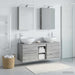 Set de mobilier pentru baie 5 buc. Sonoma gri - WALTI WALTI