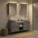 Set de mobilier pentru baie 5 buc. Sonoma gri - WALTI WALTI