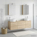 Set de mobilier pentru baie 5 buc. Stejar Sonoma - WALTI WALTI