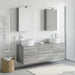 Set de mobilier pentru baie 5 buc. Sonoma gri - WALTI WALTI