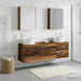 Set de mobilier pentru baie 5 buc. Lemn vechi - WALTI WALTI