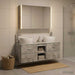 Set de mobilier pentru baie 4 buc. Gri Beton - WALTI WALTI