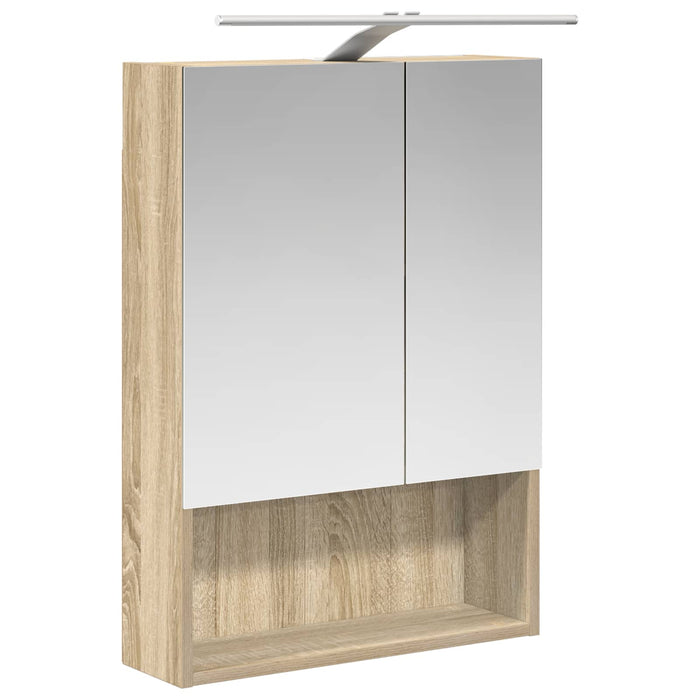 Set de mobilier pentru baie 5 pcs Stejar Sonoma WALTI