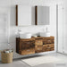 Set de mobilier pentru baie 5 buc. Lemn vechi - WALTI WALTI