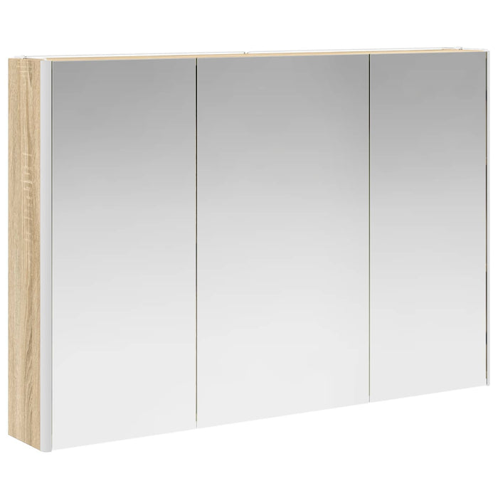 Set de mobilier pentru baie 4 pcs Stejar Sonoma WALTI