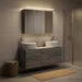 Set de mobilier pentru baie 4 buc. Sonoma gri - WALTI WALTI