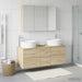 Set de mobilier pentru baie 4 buc. Stejar Sonoma - WALTI WALTI