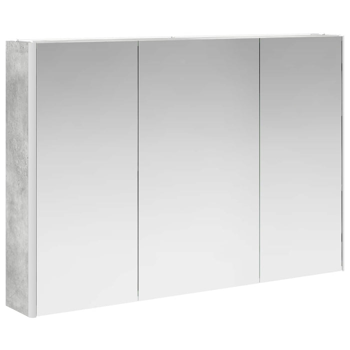 Set de mobilier pentru baie 6 pcs Gri Beton WALTI