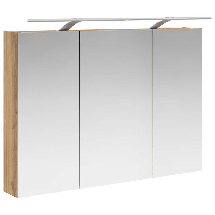 Set de mobilier pentru baie 6 pcs Stejar Artizanal WALTI