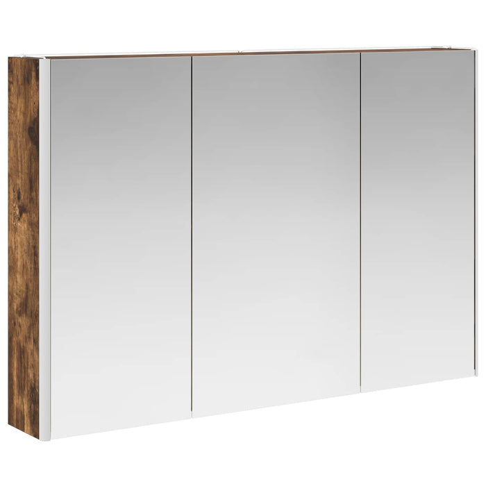 Set de mobilier pentru baie 6 pcs Stejar fumuriu WALTI