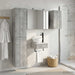 Set de mobilier pentru baie 5 buc. Gri Beton - WALTI WALTI