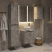 Set dulap baie 5 buc. Gri Beton Lemn prelucrat - WALTI WALTI