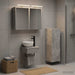 Set dulap baie 4 buc. Gri Beton Lemn prelucrat - WALTI WALTI