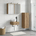Set dulap baie 4 buc. Stejar Artizanal Lemn prelucrat - WALTI WALTI