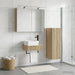 Set dulap baie 4 buc. Stejar Sonoma Lemn prelucrat - WALTI WALTI