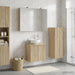 Set de mobilier pentru baie 4 buc. Stejar Sonoma - WALTI WALTI