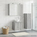 Set de mobilier pentru baie 4 buc. Sonoma gri - WALTI WALTI