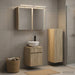 Set de mobilier pentru baie 4 buc. Stejar Sonoma - WALTI WALTI