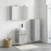 Set de mobilier pentru baie 4 buc. Sonoma gri - WALTI WALTI