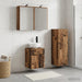 Set de mobilier pentru baie 4 buc. Lemn vechi - WALTI WALTI