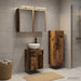 Set de mobilier pentru baie 4 buc. Lemn vechi - WALTI WALTI