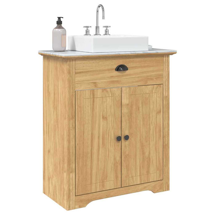 Dulap de Baie BODO Maro miere 70 x 35 x 80 cm Lemn compozit - WALTI WALTI