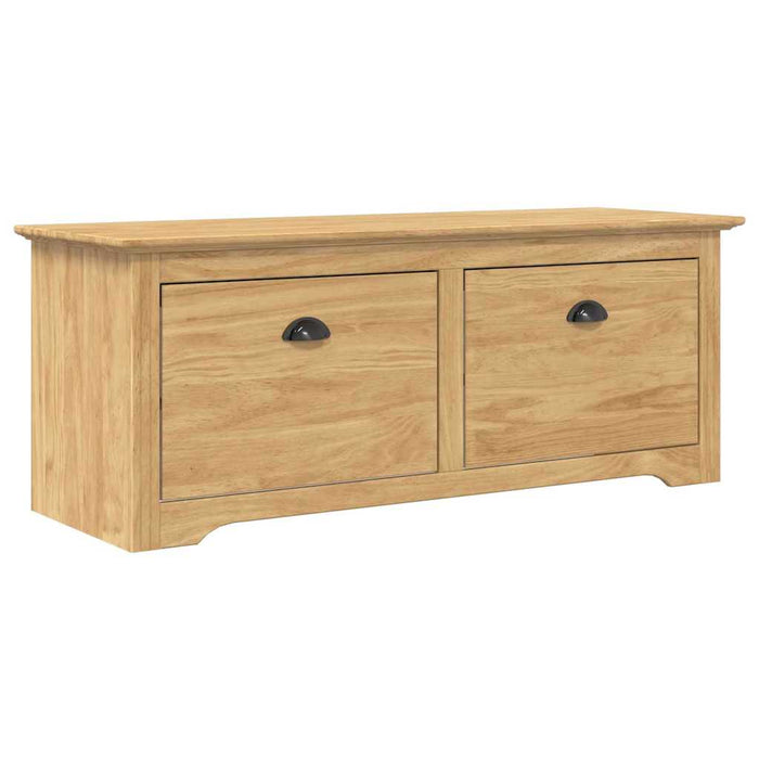 Bancă de hol BODO Maro miere 118 x 40 x 50 cm Lemn compozit - WALTI WALTI