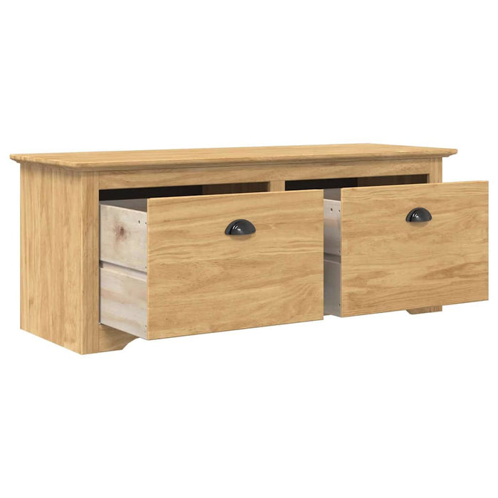 Bancă de hol BODO Maro miere 118 x 40 x 50 cm Lemn compozit - WALTI WALTI