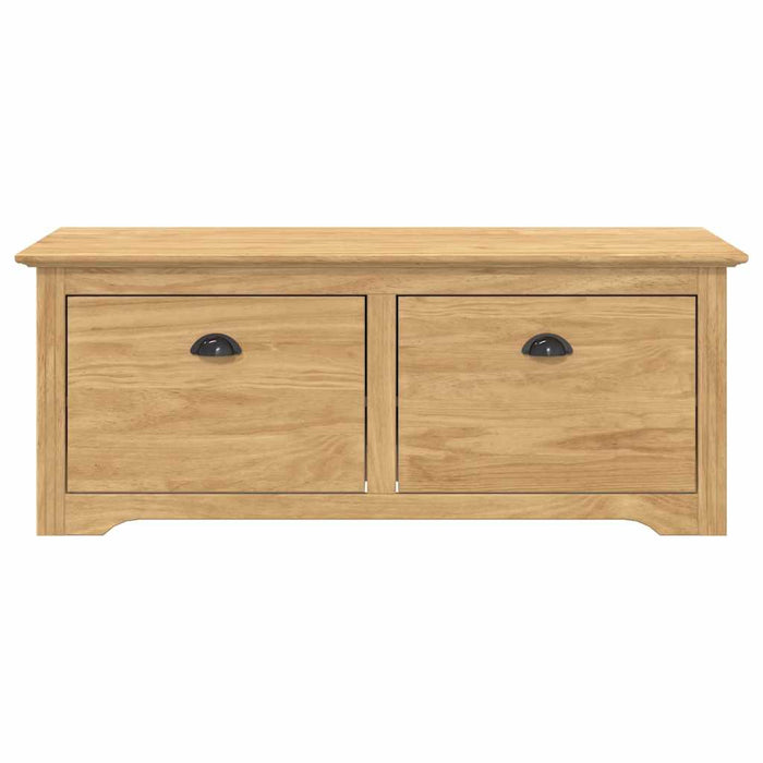 Bancă de hol BODO Maro miere 118 x 40 x 50 cm Lemn compozit - WALTI WALTI