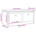 Bancă de hol BODO Maro miere 118 x 40 x 50 cm Lemn compozit - WALTI WALTI