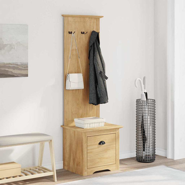 Dulap pentru hol cu sertar BODO Maro miere 50 x 40 x 156,7 cm - WALTI WALTI