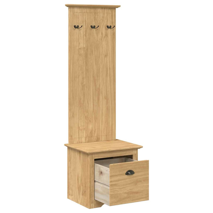 Dulap pentru hol cu sertar BODO Maro miere 50 x 40 x 156,7 cm - WALTI WALTI