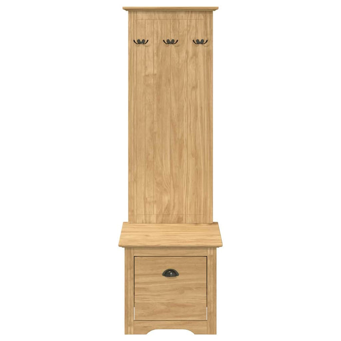 Dulap pentru hol cu sertar BODO Maro miere 50 x 40 x 156,7 cm - WALTI WALTI