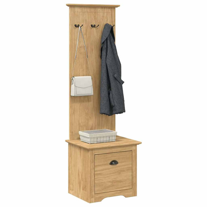 Dulap pentru hol cu sertar BODO Maro miere 50 x 40 x 156,7 cm - WALTI WALTI