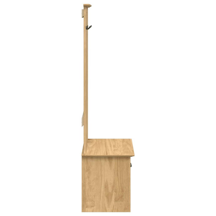 Dulap pentru hol cu sertar BODO Maro miere 50 x 40 x 156,7 cm - WALTI WALTI