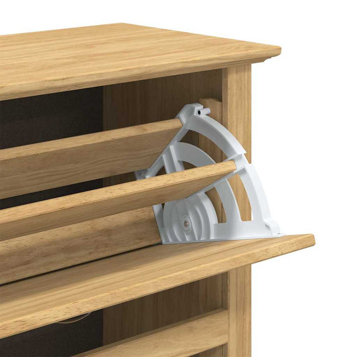 Raft pentru încălțăminte BODO Maro miere 80 x 35 x 118 cm - WALTI WALTI
