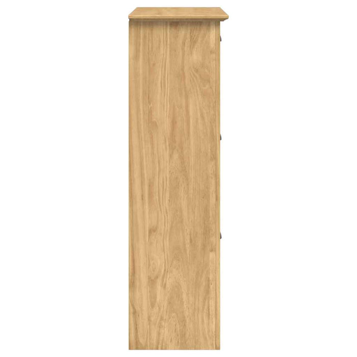Raft pentru încălțăminte BODO Maro miere 80 x 35 x 118 cm - WALTI WALTI
