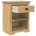Dulap de noapte BODO Maro miere 53 x 38,5 x 67 cm Lemn compozit - WALTI WALTI