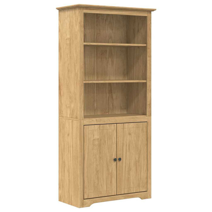 Bibliotecă BODO Maro miere 82 x 40 x 173 cm Lemn compozit - WALTI WALTI