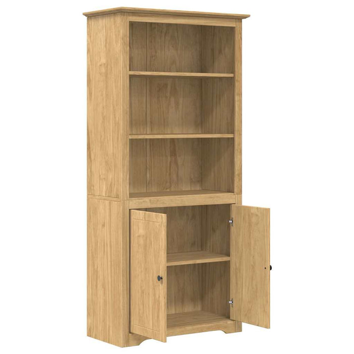 Bibliotecă BODO Maro miere 82 x 40 x 173 cm Lemn compozit - WALTI WALTI