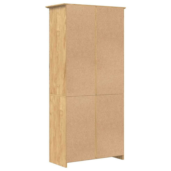 Bibliotecă BODO Maro miere 82 x 40 x 173 cm Lemn compozit - WALTI WALTI