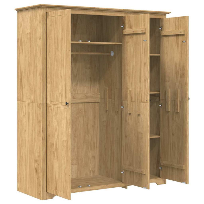 Dulap cu ușă BODO Maro miere 146 x 53,5 x 173 cm Lemn compozit - WALTI WALTI