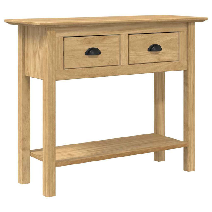 Masă de consolă BODO Maro miere 91 x 34.7 x 74 cm Lemn compozit - WALTI WALTI