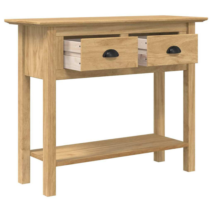 Masă de consolă BODO Maro miere 91 x 34.7 x 74 cm Lemn compozit - WALTI WALTI