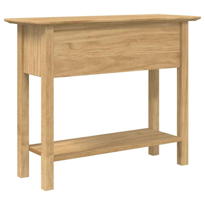 Masă de consolă BODO Maro miere 91 x 34.7 x 74 cm Lemn compozit - WALTI WALTI