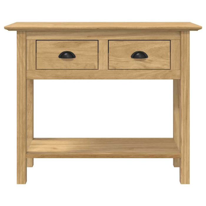 Masă de consolă BODO Maro miere 91 x 34.7 x 74 cm Lemn compozit - WALTI WALTI